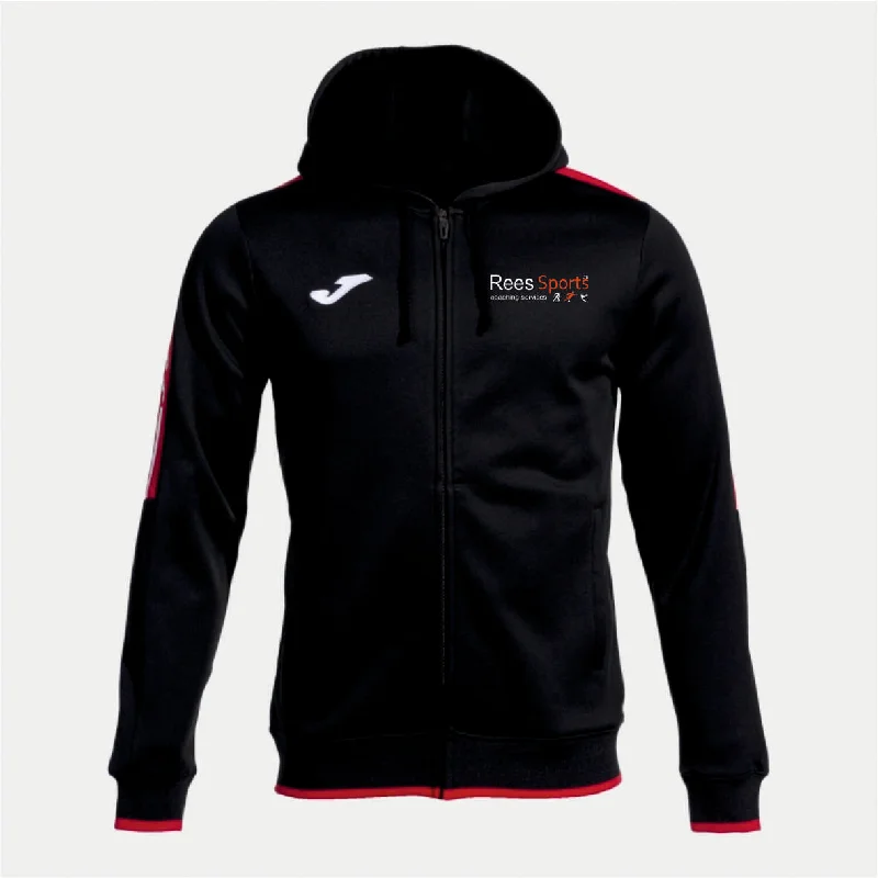 Rees Sports Staff Joma Olimpiada Hoodie Jacket (Black/Red)