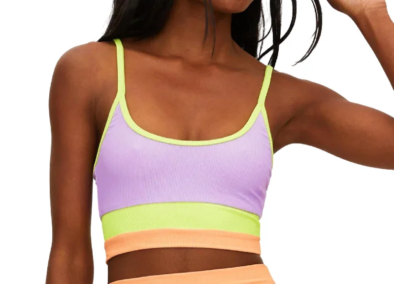 Eva Top In Sundazed Colorblock