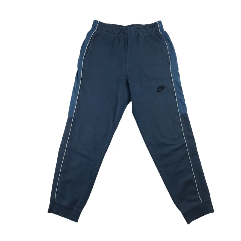 Nike joggers 11-12 years dusty blue cotton blend cuffed ankles