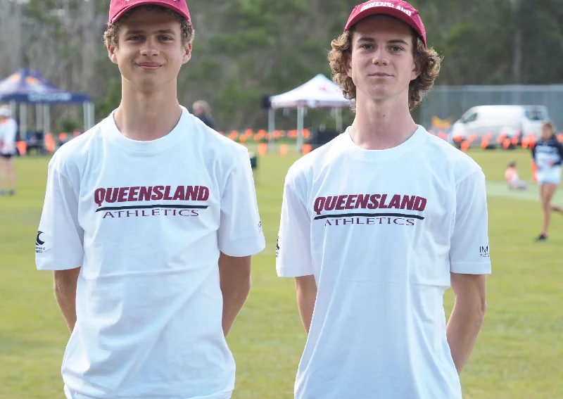 QLD Athletics - Unisex White Tee