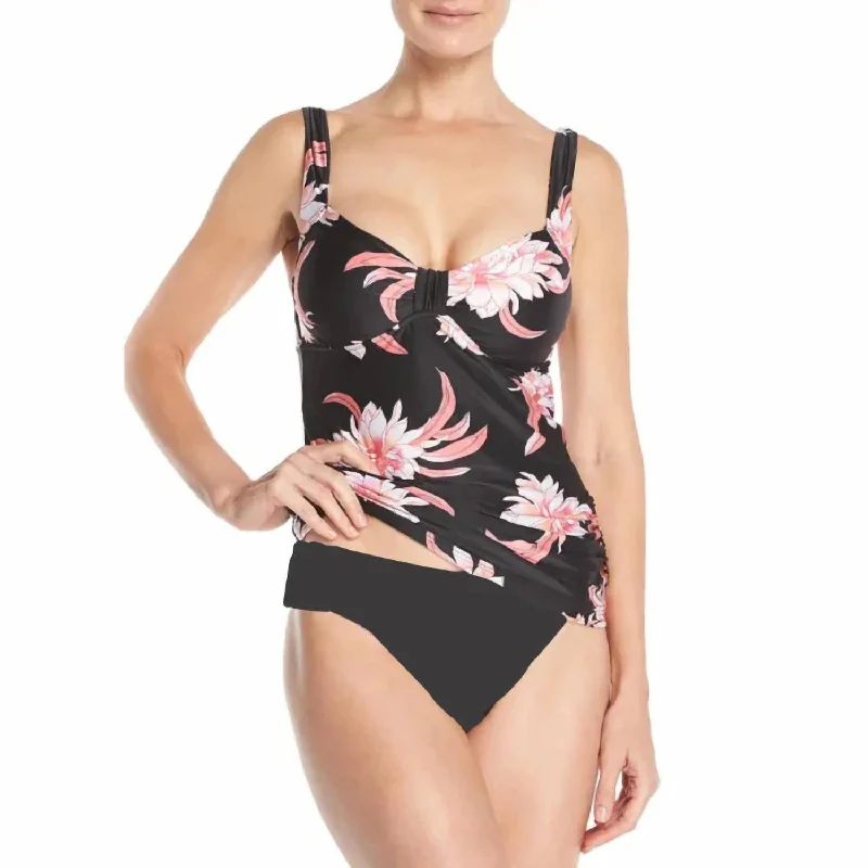 Desert Flower Dd Tankini In Black