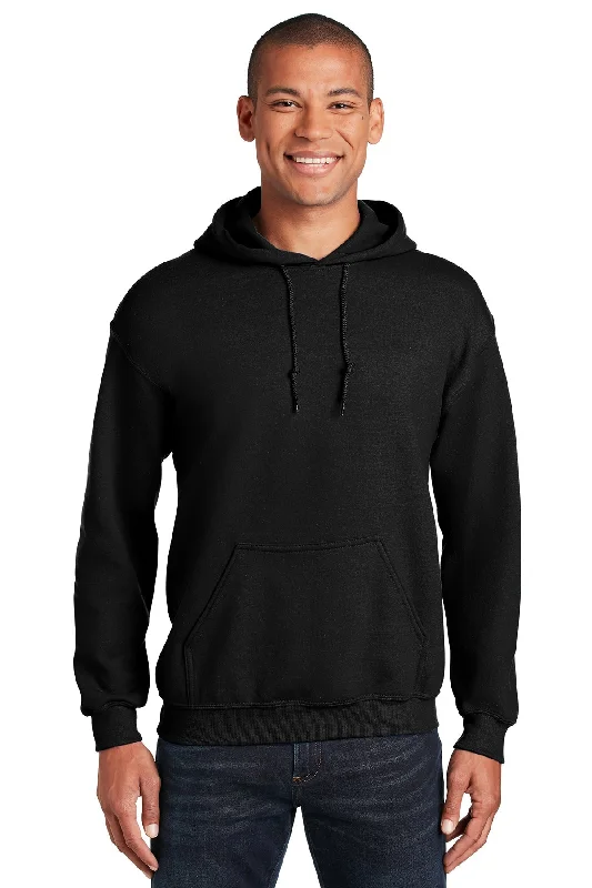 Gildan Adult and Youth Hooded Sweatshirt in Black with Logo - NKA