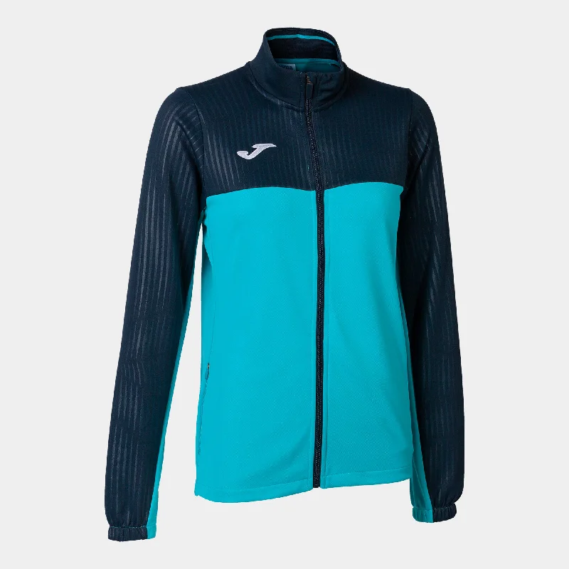 Joma Montreal Ladies Jacket (Turquoise Fluor/Dark Navy)