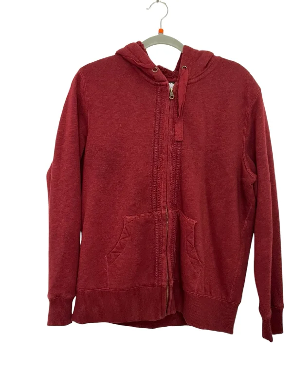 Eddie Bauer Size XLP Brick Red Pre-Owned Sweatshirt- Ladies