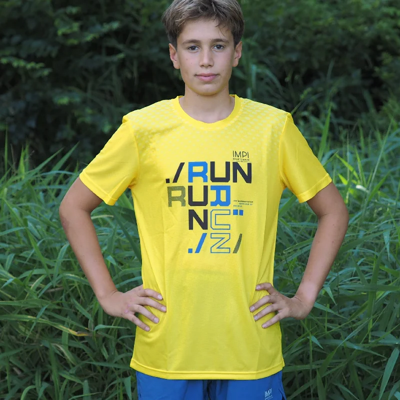 IMPI Boys Running Tee - Yellow