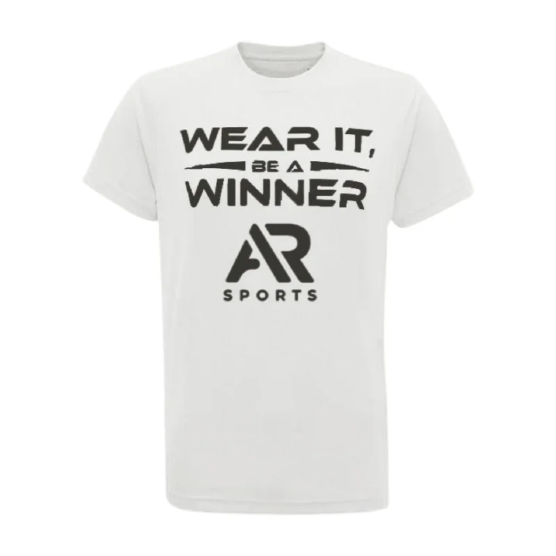 AR Sportswear Men's Slogan  Logo T-shirt