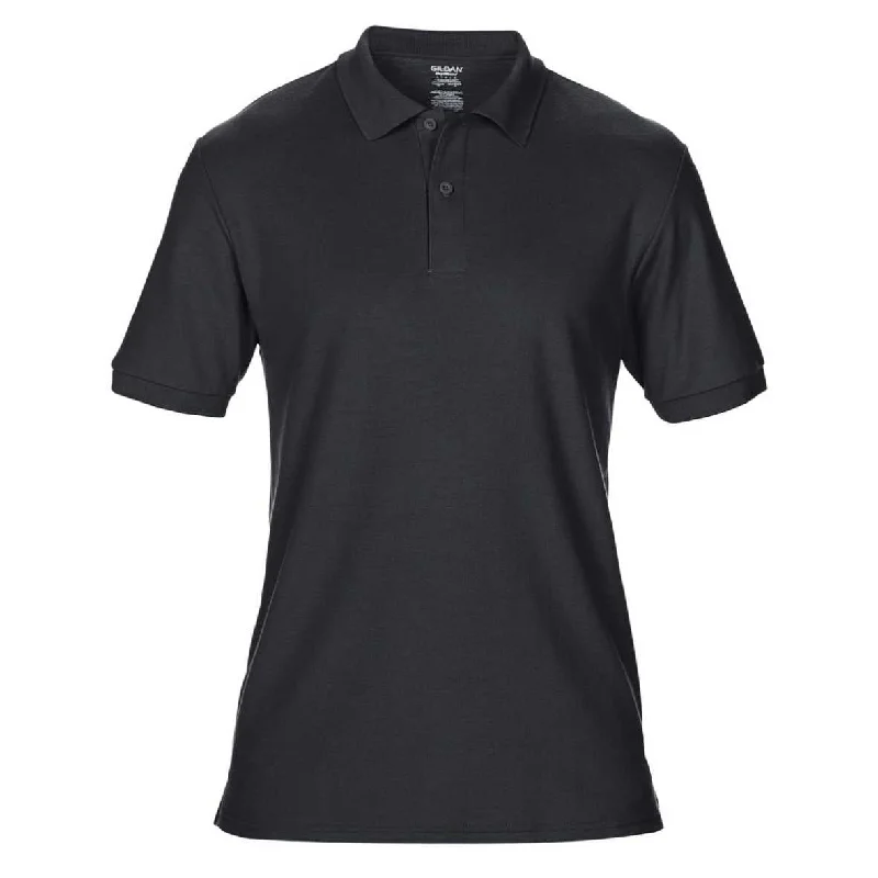 Gildan DryBlend® Adult Double Piqué Polo (Black)