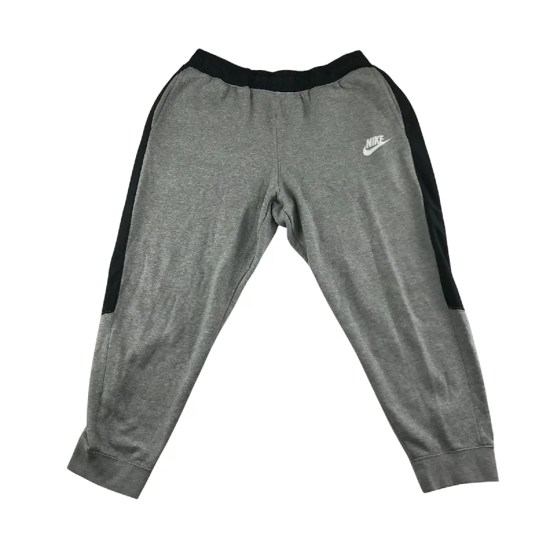 Nike Sport Joggers Men's XL Grey with Black Detailing and White logo