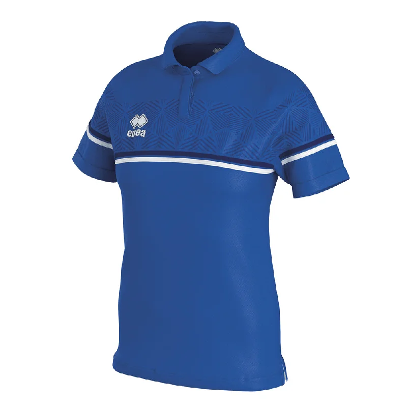 Errea Women's Darya Polo Shirt (Blue/Navy/White)