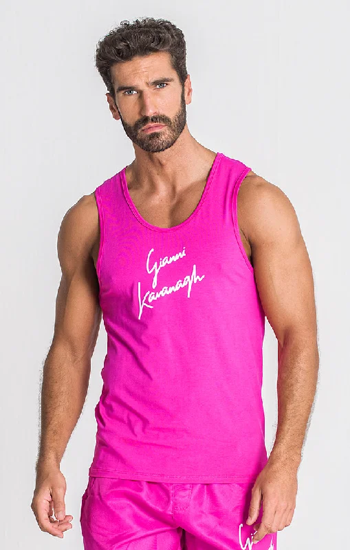 Pink Signature Tanktop