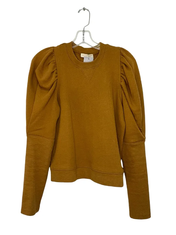 Ulla Johnson Size Medium Pumpkin Pre-Owned Sweatshirt- Ladies