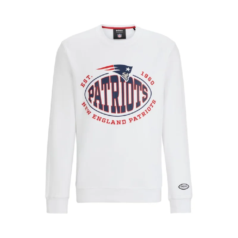 BOSS x NFL cotton-blend sweatshirt with collaborative branding