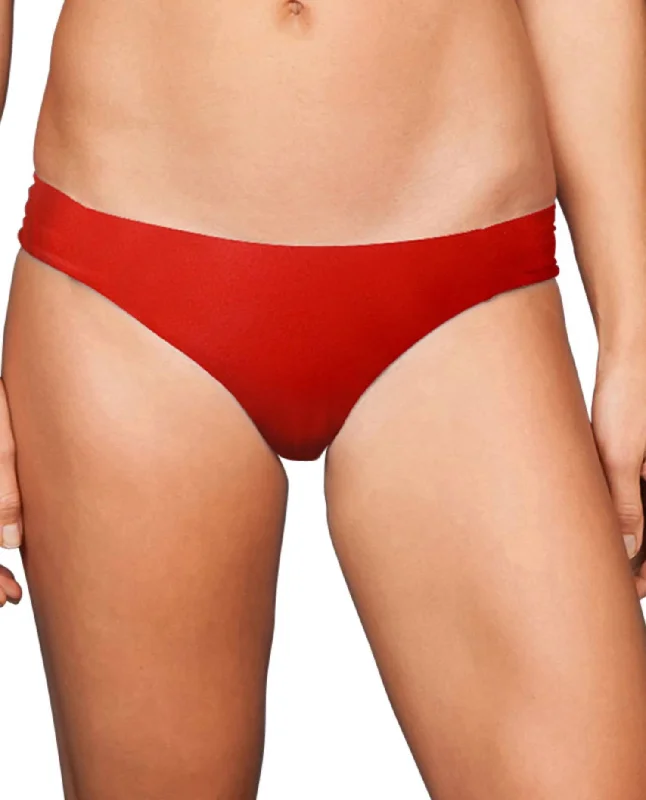 Hipster Bikini Bottom In Persimmon