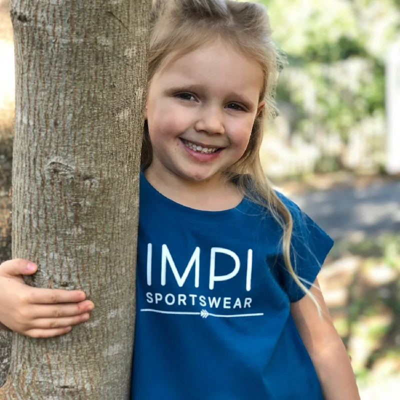 LITTLE IMPI  Girl's Tee - Blue