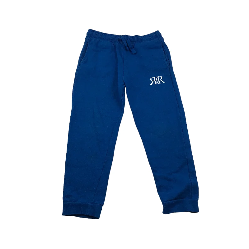 River Island Royal Blue Logo Joggers Age 7