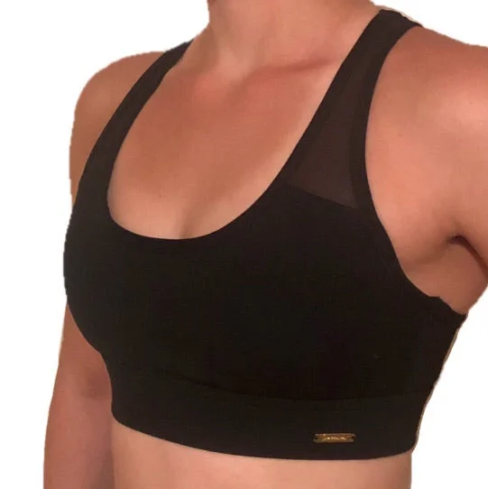 Empower By Dr Anh - Black Empower Sports Bra