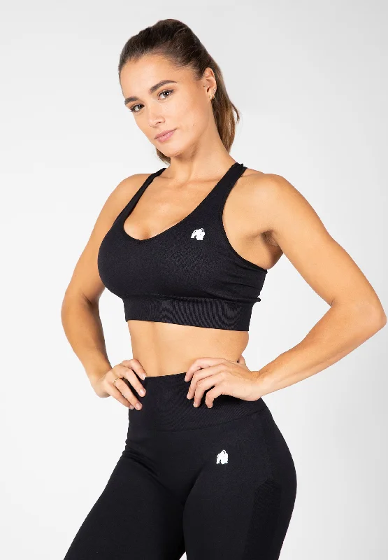 Hilton Seamless Bra - Black