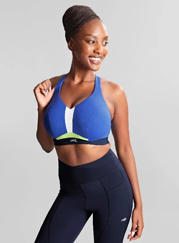 Panache Sport: Endurance Non Padded Wired Sports Bra Blue