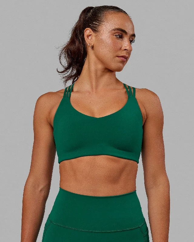 Push The Limit Sports Bra - Malachite