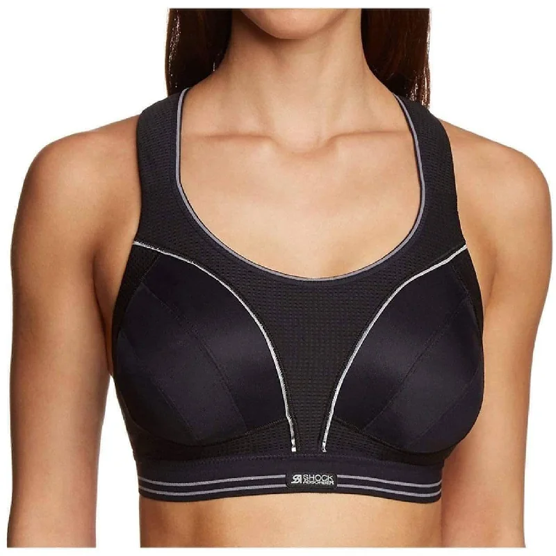 Shock Absorber Ultimate Run Womens Sports Bra - Black