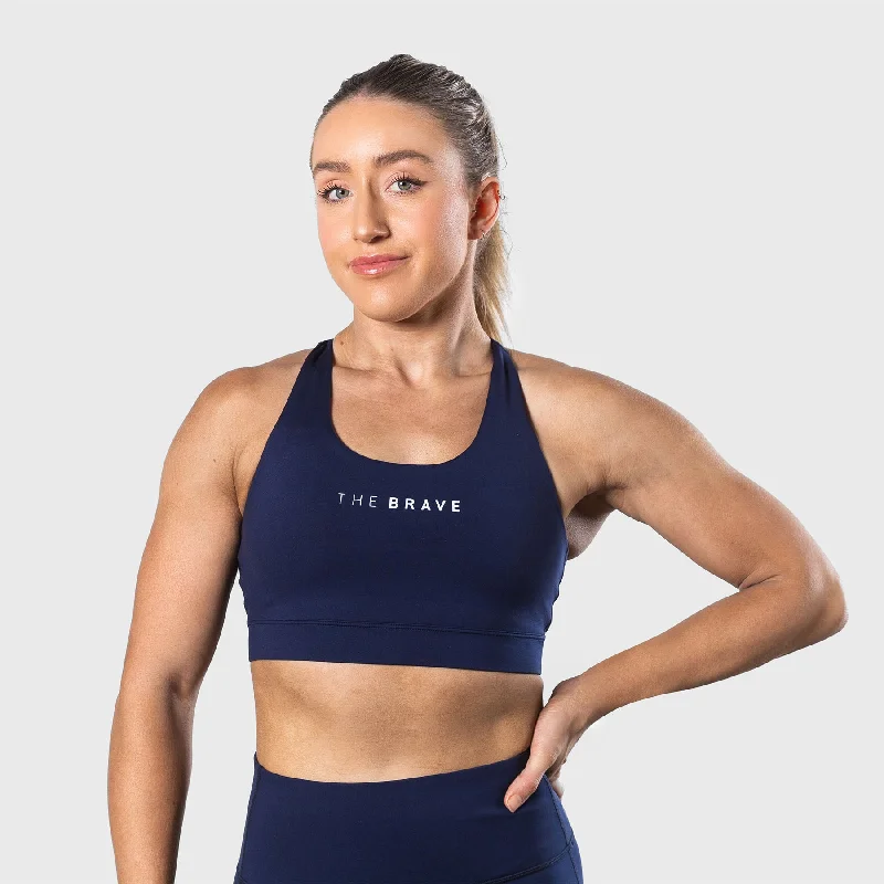 THE BRAVE - WOMEN'S SCULPT SPORTS BRA - DARK NAVY