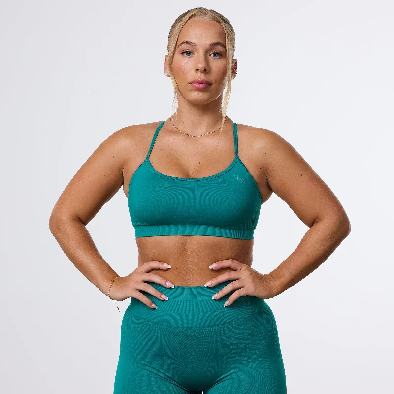 Vanquish Elevate Seamless Emerald Teal Multiway Low Support Bra