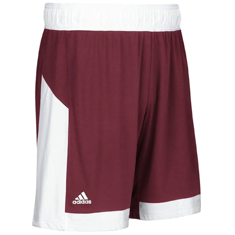 Adidas Womens Basketball Athletic Workout Shorts, Red, X-Small