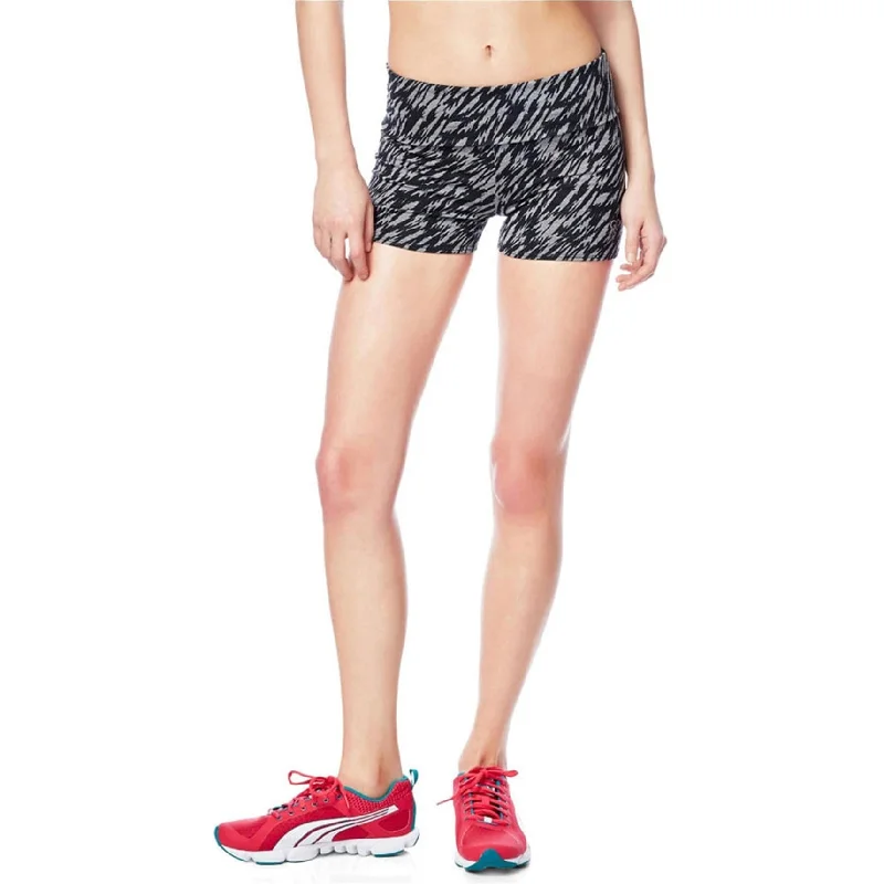 Aeropostale Womens Lightening Fold Over Athletic Workout Shorts