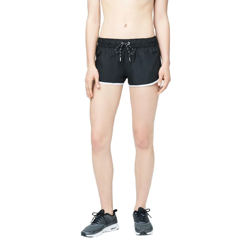 Aeropostale Womens Simple Contrast Athletic Workout Shorts