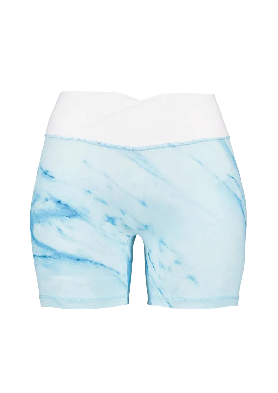 Aqua - scrunch shorts