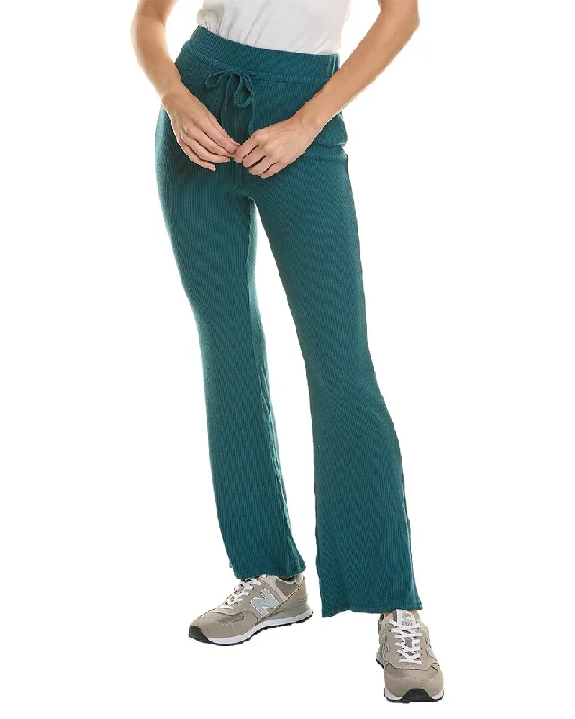 Knit Riot Brushed Hacci Rib Kickflare Pant