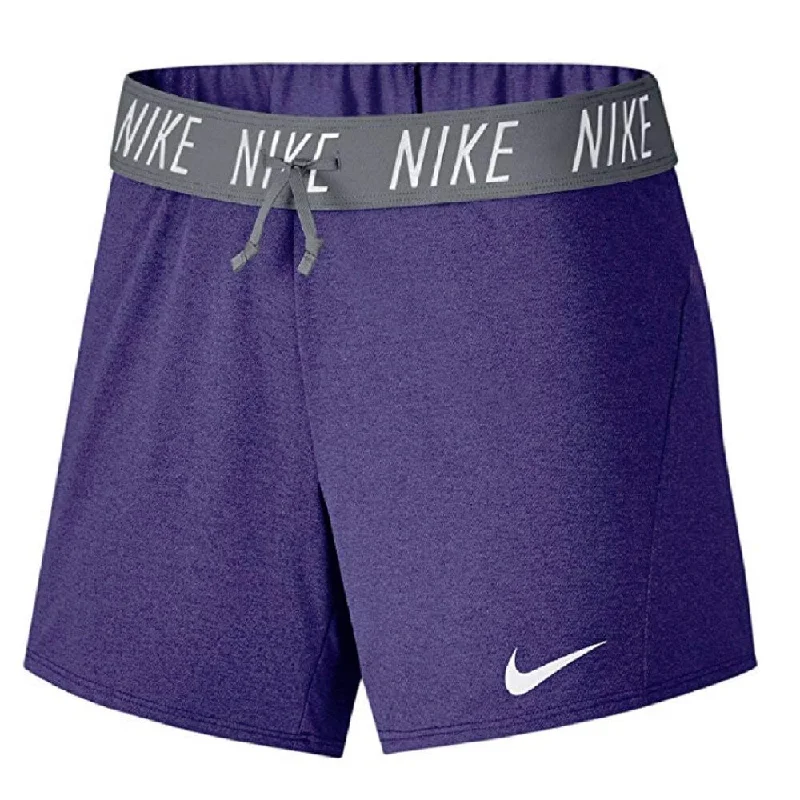 Nike Women's Dri-fit Training Shorts Purple Size Extra Small - X-Small