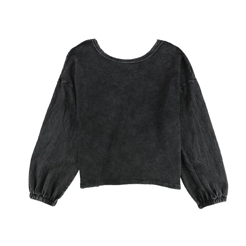 Project Social T Womens Criss Cross Back Sweatshirt