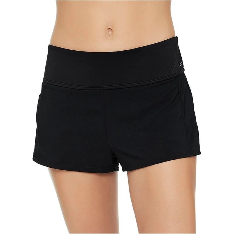 Reebok Womens IC Cover Up Short Athletic Walking Shorts, Black, Medium