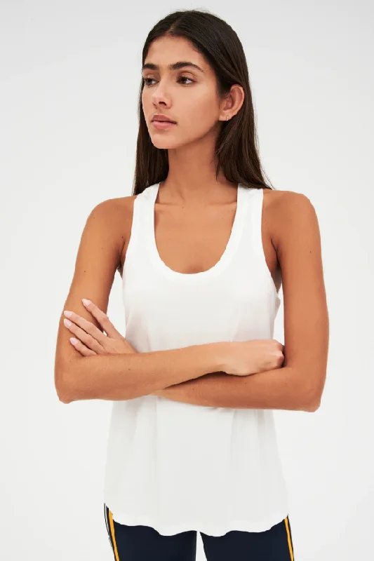 Toni Scoop Neck Jersey Tank