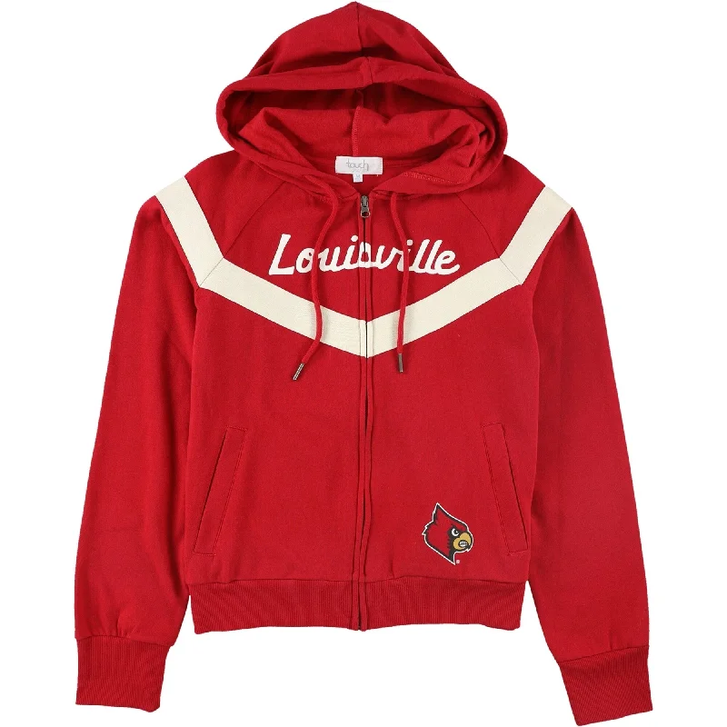 Touch Womens Louisville Cardinals Hoodie Sweatshirt, Red, Medium