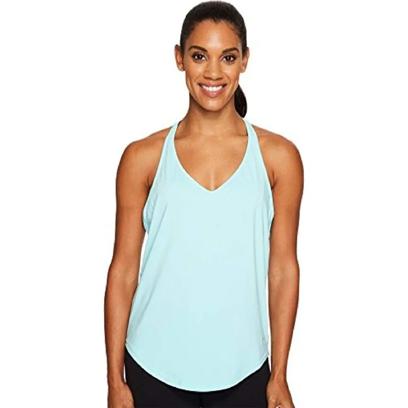 Under Armour Women's Studio Lux Flashy Racer Back Tank Top Blue Size Extra Large - XL