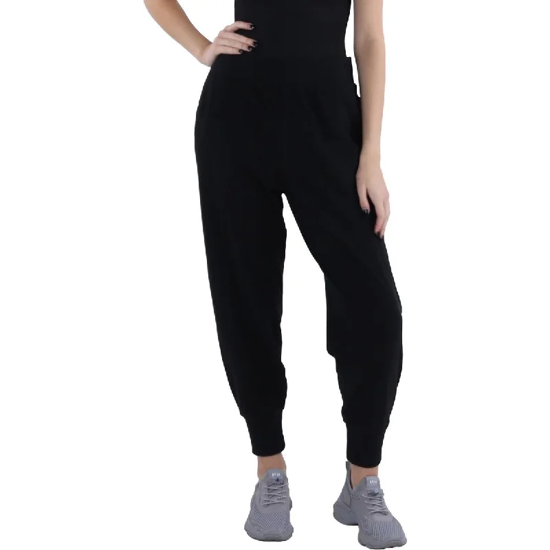 Womens Fleece Fitness Jogger Pants