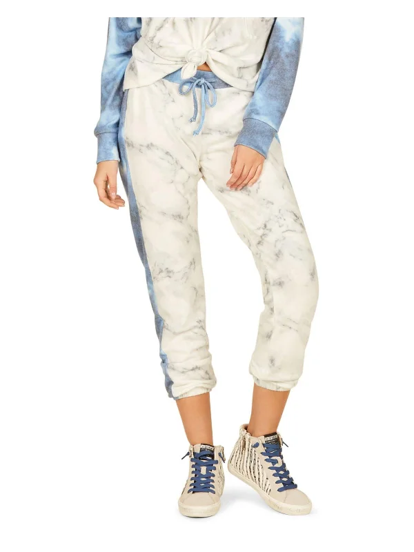 Womens Knit Tie-Dye Jogger Pants